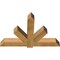 Ekena Millwork Kennewick Rough Sawn Timber Gable Bracket, Western Red Cedar, 60"W x 40"H x 6"D x 6"F, 16/12 Pitch GBW060X40X0606KEN00RWR - alternate 4